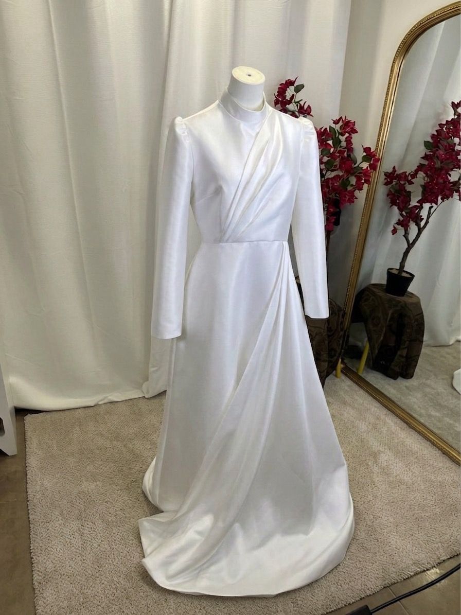 Robe de mariée Asma hijab mastoura - location Toulon La Seyne-sur-Mer
